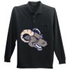Long Sleeve Silk Touch Polo with Pocket Thumbnail