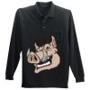 Long Sleeve Silk Touch Polo with Pocket Thumbnail