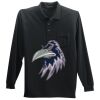 Long Sleeve Silk Touch Polo with Pocket Thumbnail
