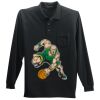 Long Sleeve Silk Touch Polo with Pocket Thumbnail