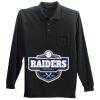 Long Sleeve Silk Touch Polo with Pocket Thumbnail