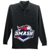 Long Sleeve Silk Touch Polo with Pocket Thumbnail