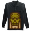 Long Sleeve Silk Touch Polo with Pocket Thumbnail