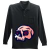 Long Sleeve Silk Touch Polo with Pocket Thumbnail