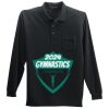 Long Sleeve Silk Touch Polo with Pocket Thumbnail