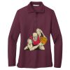 Women's Silk Touch Long Sleeve Polo Thumbnail