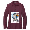 Women's Silk Touch Long Sleeve Polo Thumbnail