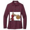 Women's Silk Touch Long Sleeve Polo Thumbnail