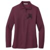 Women's Silk Touch Long Sleeve Polo Thumbnail