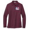 Women's Silk Touch Long Sleeve Polo Thumbnail