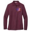 Women's Silk Touch Long Sleeve Polo Thumbnail