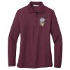 Women's Silk Touch Long Sleeve Polo Thumbnail